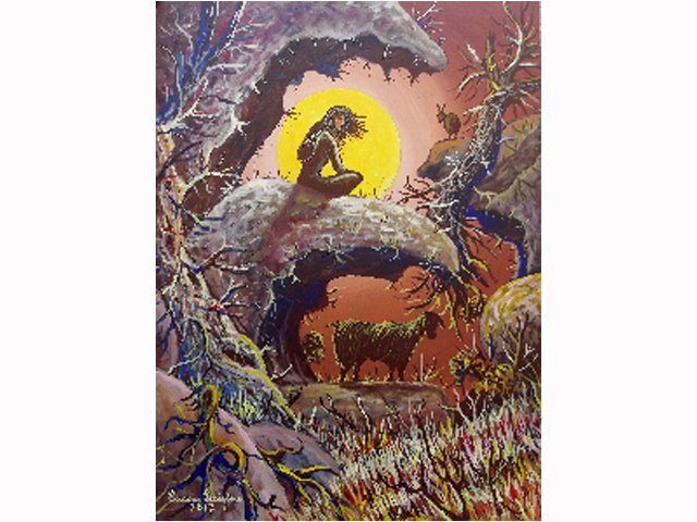 Il regno di schivo solitario, 60x80, acrilico su tela