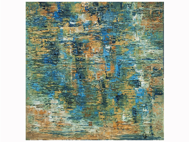 Luci ed ombre del mattino - 80x80 - Olio su tela – Anno 2015